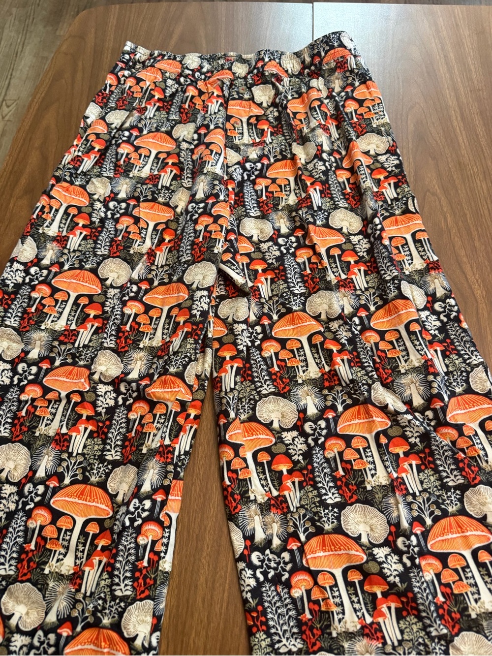 ANTHROPOLOGIE mushroom pajama pant